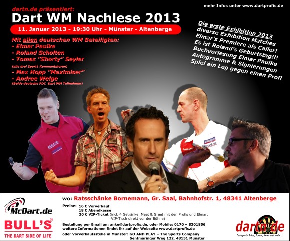 Dart WM Nachlese - 11.01.2013. - Münster Altenberge